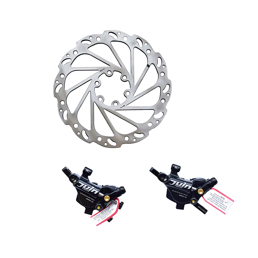 Juin Tech M1 vtt XC vélo E-BIKE hybride hydraulique VTT frein à disque double piston avec rotor 160mm E
