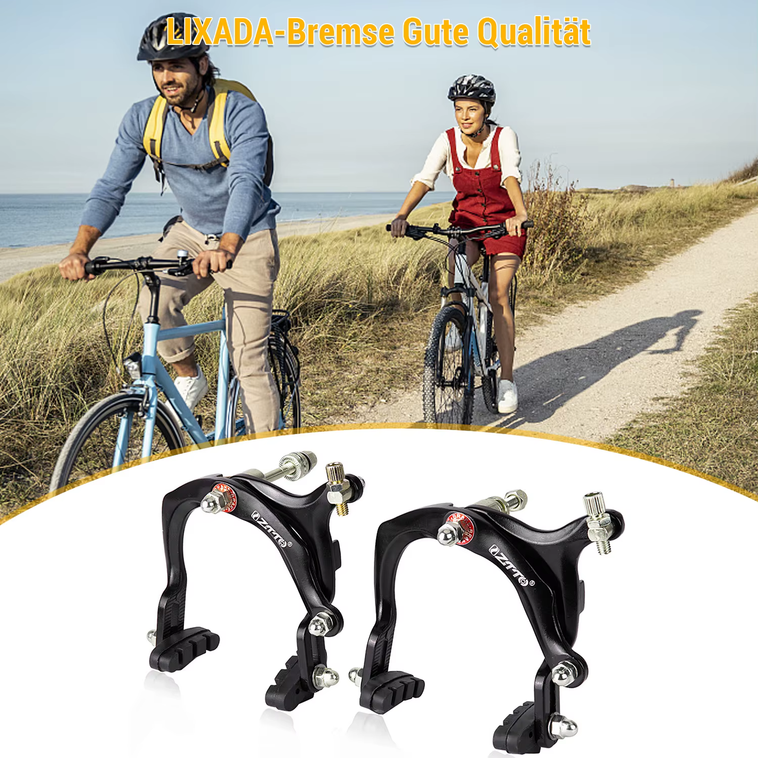 Pince de frein à bras long en aluminium pour vélo