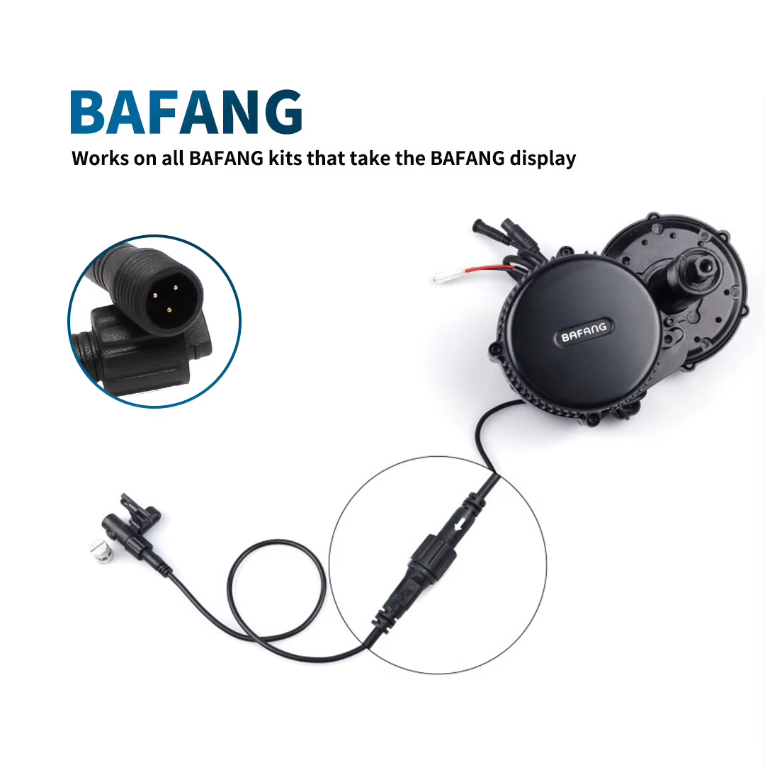 BAFANG câble d'extension de capteur de vitesse vélo électrique Kits de Conversion de moteur d'entraînement central