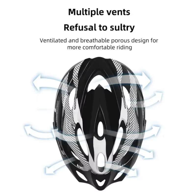 Casque de vélo Bergame en fibre de carbone pour adultes