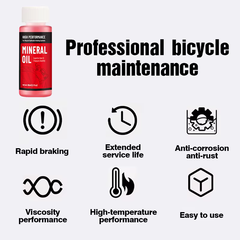 Huile minérale pour freins de vélo