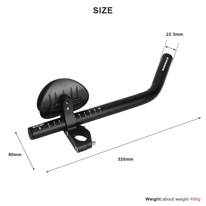 Repose-vélo TT guidon barres aérodynamiques pour cyclisme Triathlon temps d'essai Tri