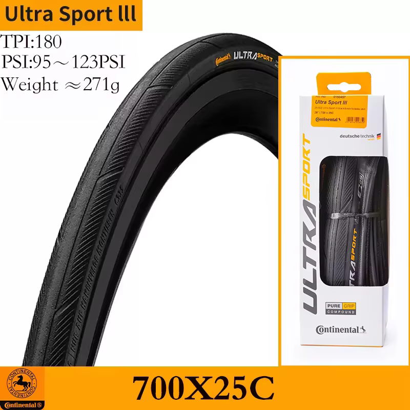Pneu de route Continental ULTRA SPORT III 700 23C 25C 28C