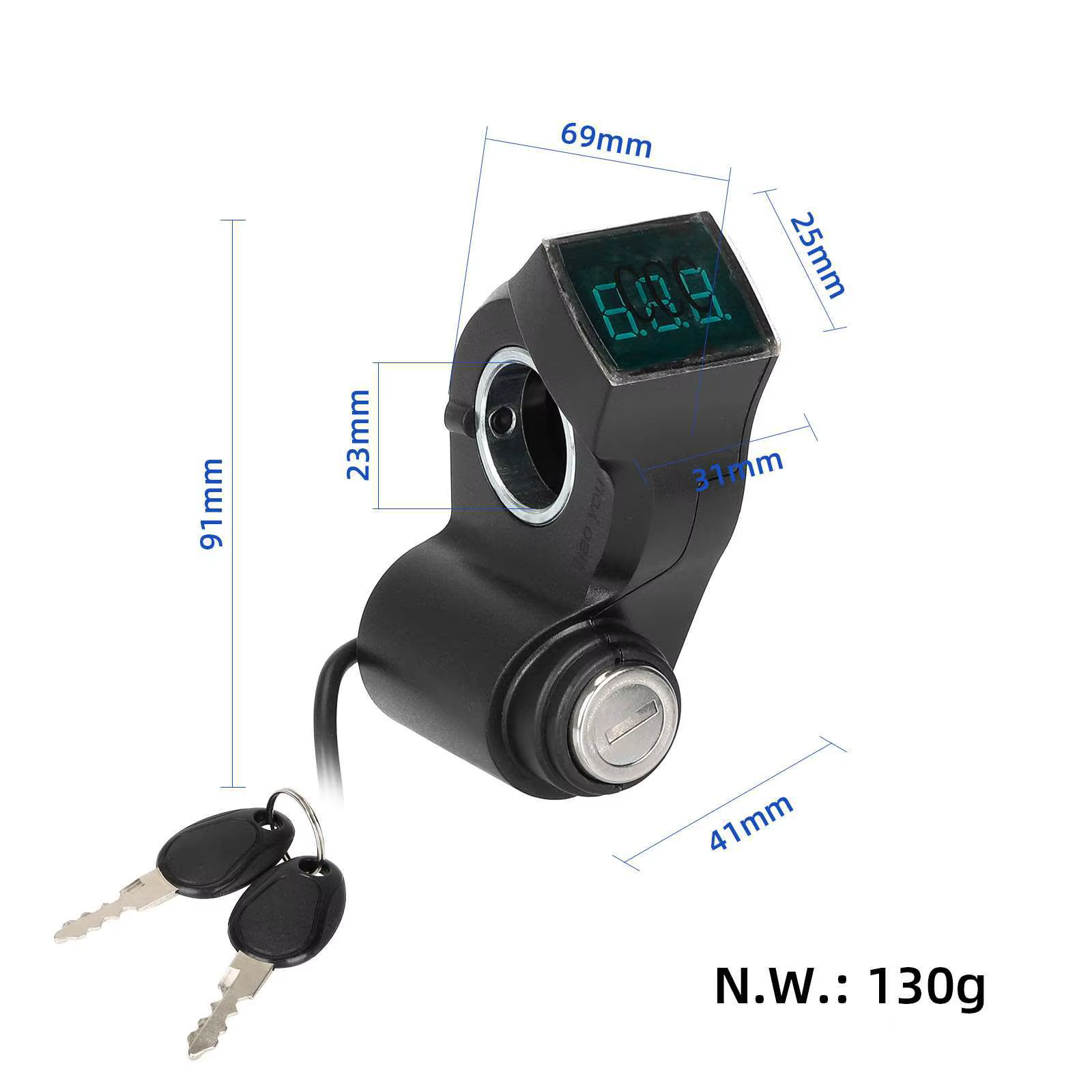 Serrure d'allumage avec 2 clés pour Scooter électrique KUGOO M4 PRO