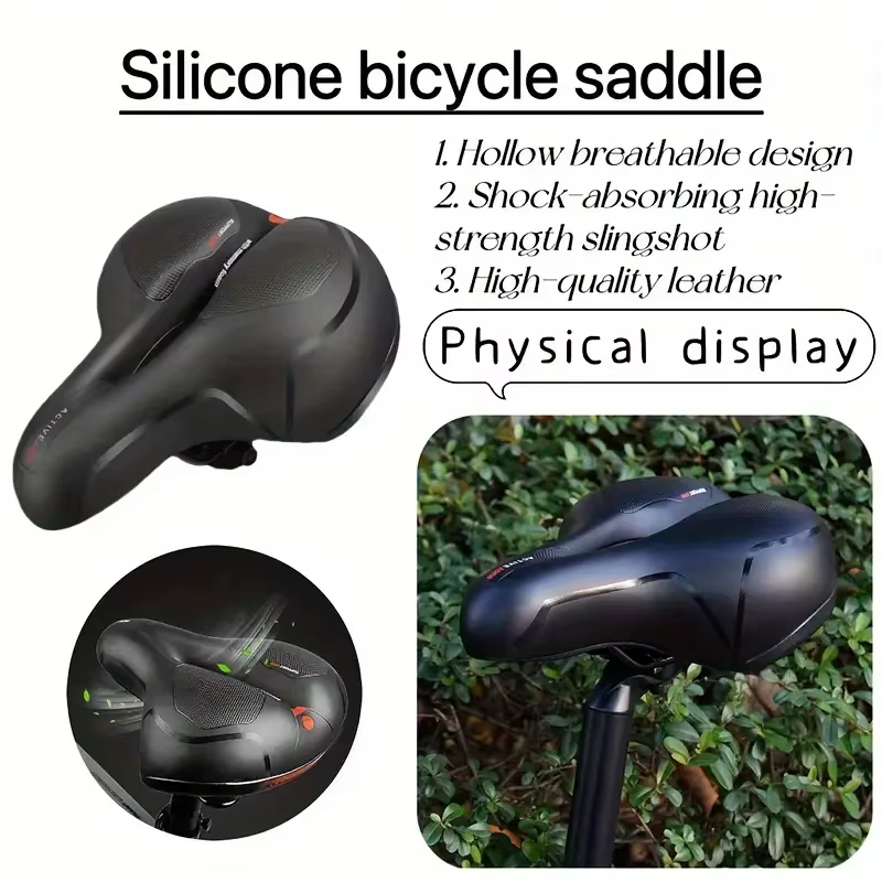 Siège de vélo siège de vélo de montagne selle rembourrée douce ultra-doux coussin de fesses confortable épaissi coussin de siège imperméable univers