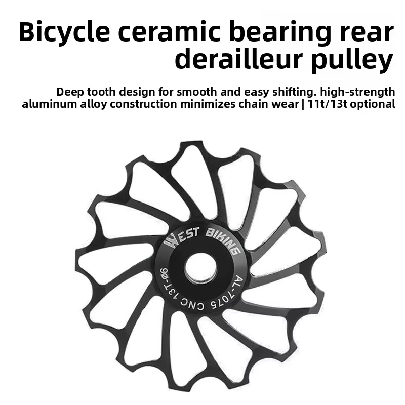 Poulie de dérailleur VTT en céramique 11T 13T