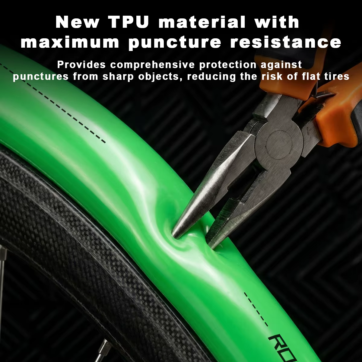 Chambre à air de vélo ultralégère en TPU