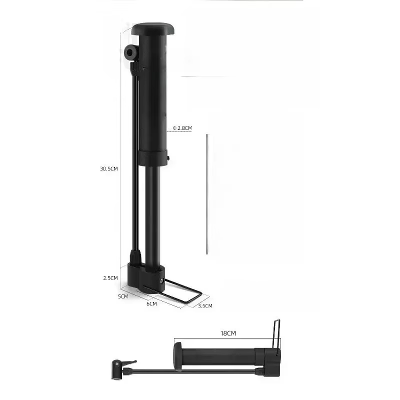 Pompe à air manuelle pour vélo 80 PSI