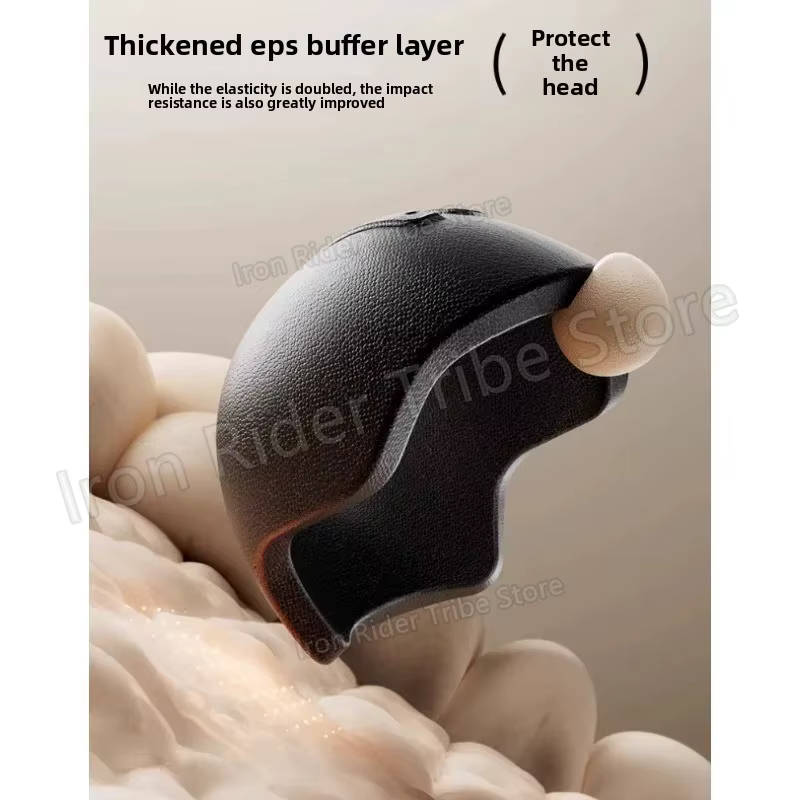 Casque demi-intégral grande taille 62-72 cm