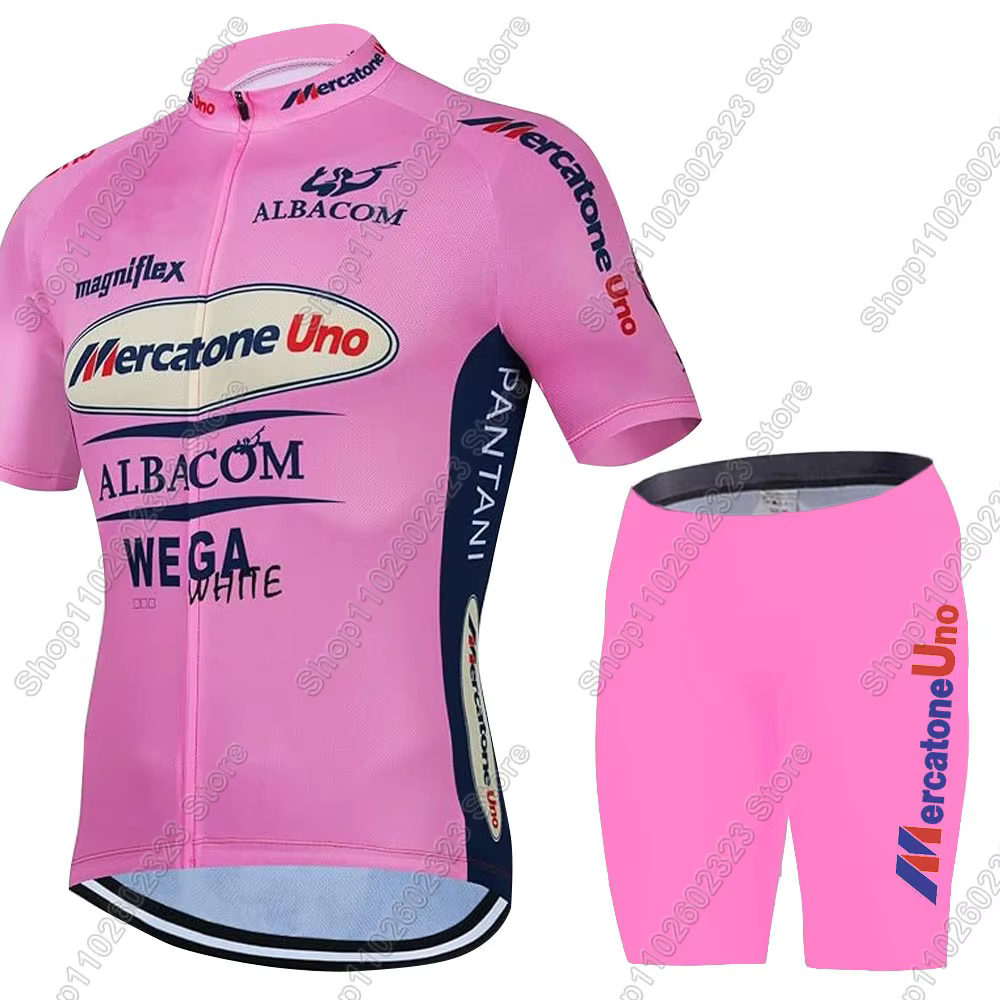 Maillot de cyclisme Mercatone Uno rose