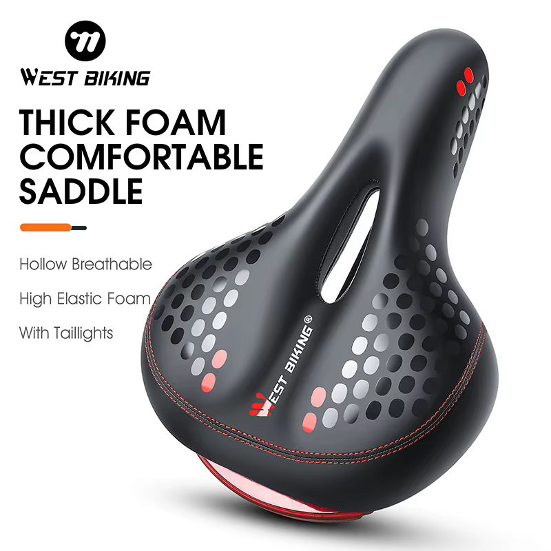 WEST BIKING Selle de vélo large et confortable pour VTT
