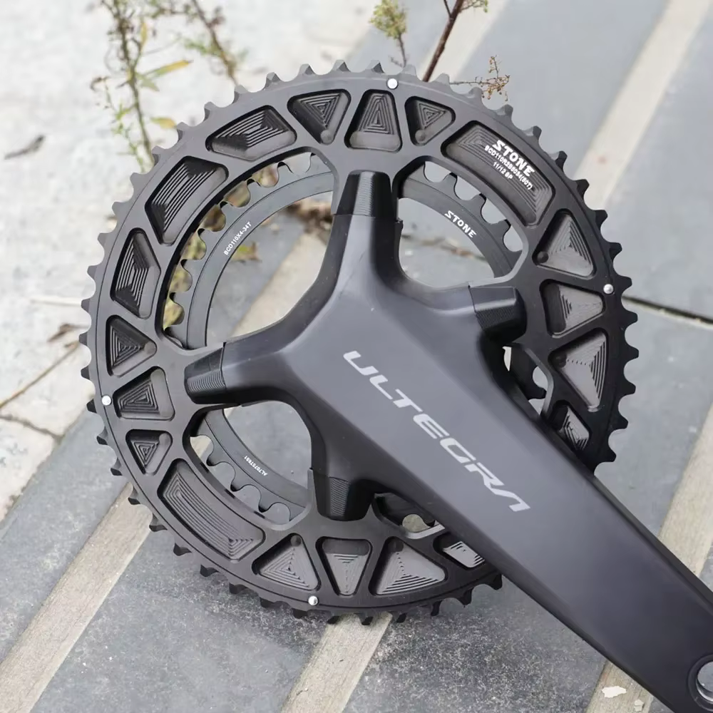 Double plateau rond pour vélo de route
