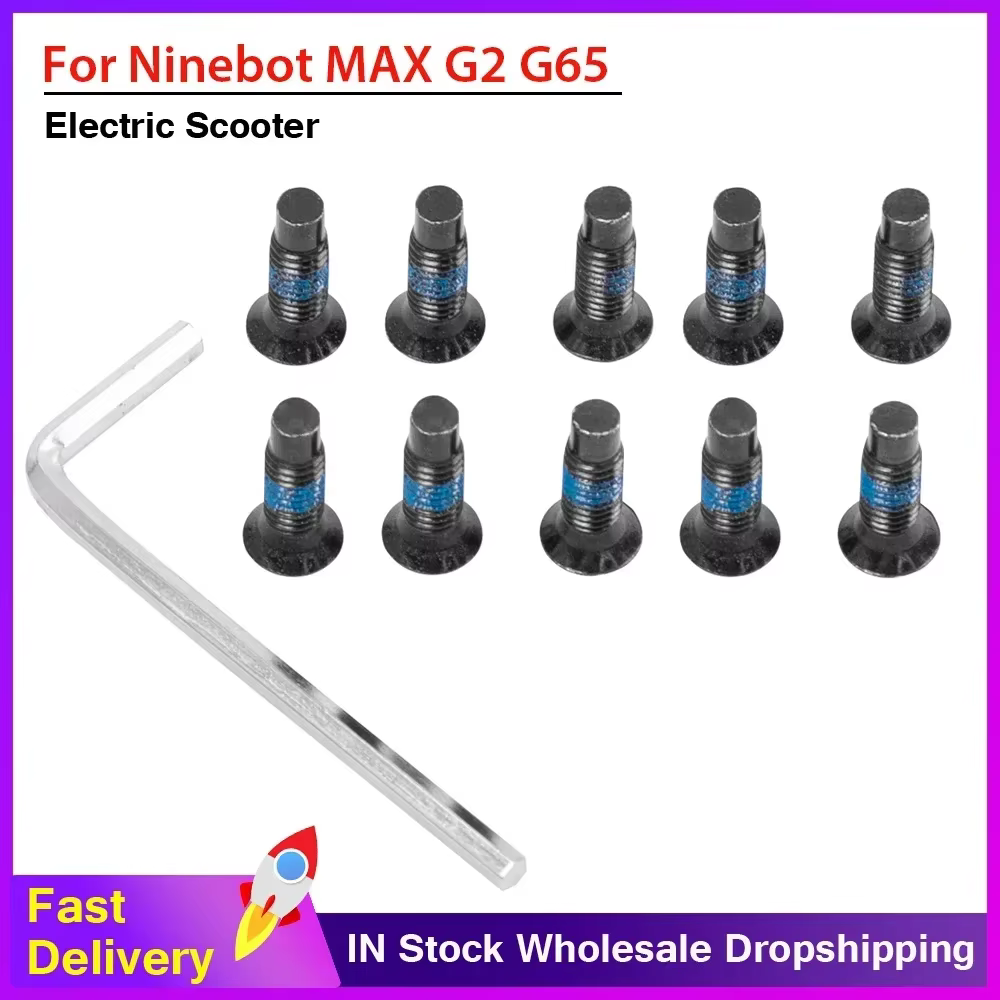 Vis avec clé pour Scooter électrique Ninebot MAX G2 G65 G30 G30D F40 F30 F20 P100S P65
