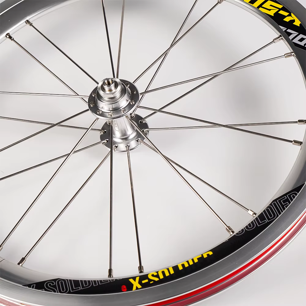 Paire de roues de vélo CNC pour roues de frein Brompton Bike V
