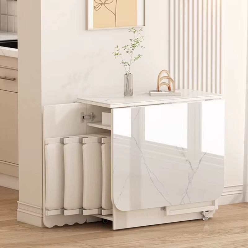 Mini Table à manger extensible, Design pliant de luxe, gain de place, jeux d'étude, meubles Para El Hogar