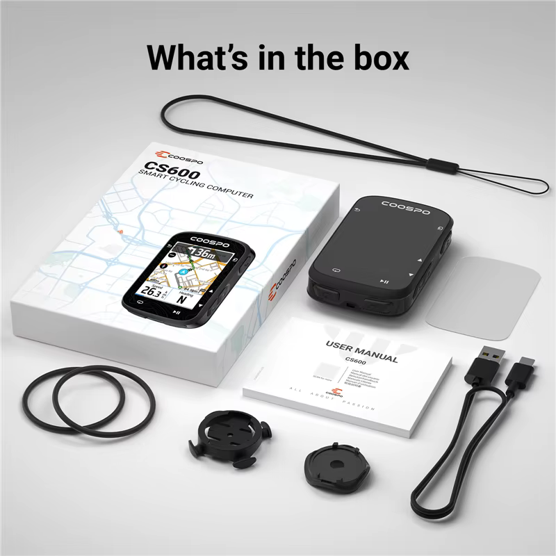 Nouveau COOSPO CS600 écran tactile ordinateur de vélo GPS carte colorée Navigation sans fil