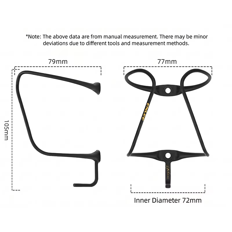 Porte-bouteille de vélo en fibre de carbone