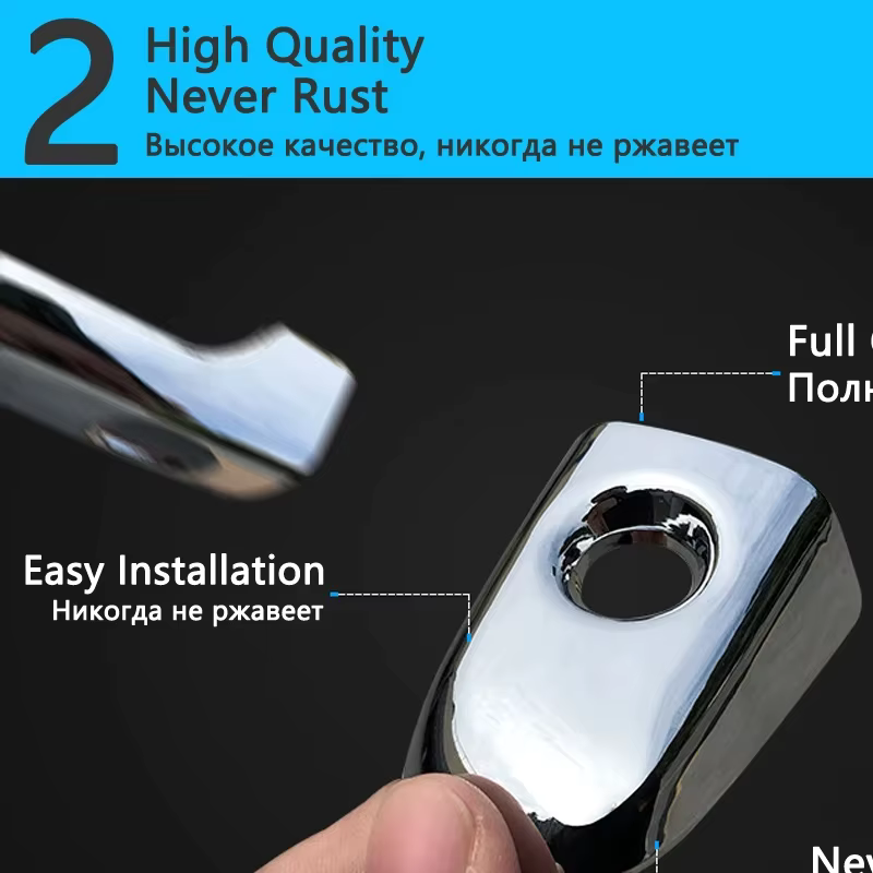 Poignées de porte LHD, couvercle antirouille, protection extérieure contre les rayures, accessoires de décoration, pour citroën C4 Picasso, 2014 2013 ~ 2022