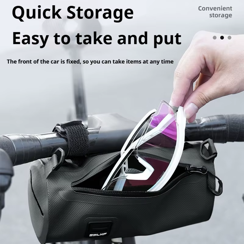 ESLNF sac de vélo Portable guidon multi-usages grande capacité sac à dos vtt route cyclisme cadre Tube sac sacs à bandoulière