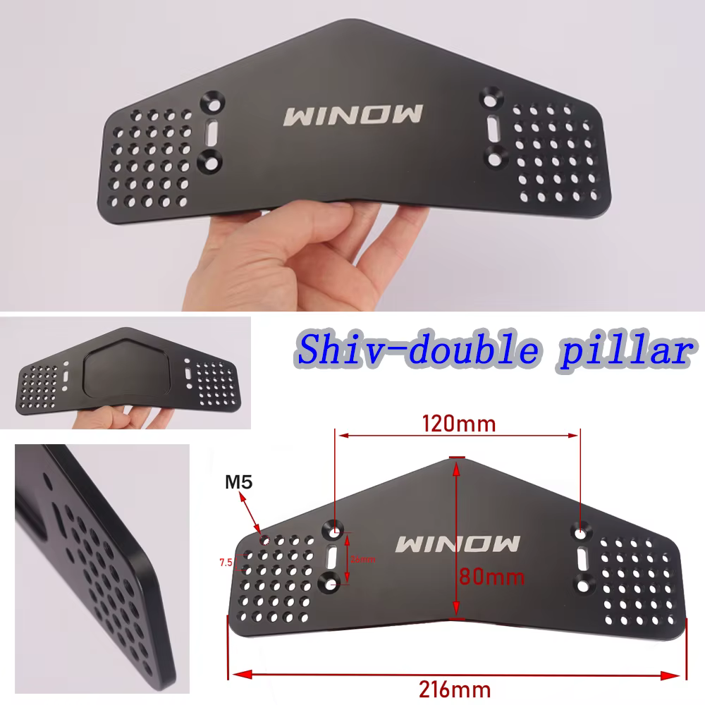 Pont de connexion en alliage d'aluminium WINOWSPC pour guidon de vélo de chronométrage (TT) – Pièces