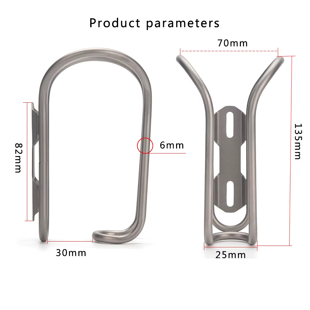 Porte-bouteille de vélo en titane ultraléger