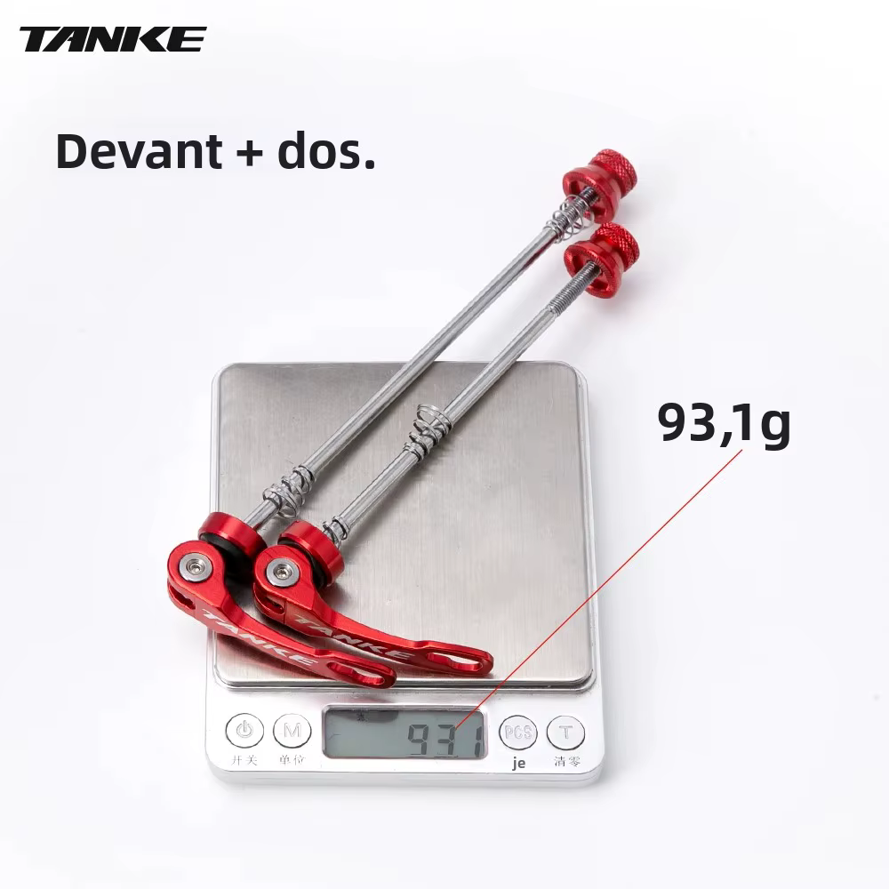 TANKE vélo boulon à dégagement rapide moyeu brochettes levier essieu route VTT pièces de rechange pour avant 100mm arrière 135mm