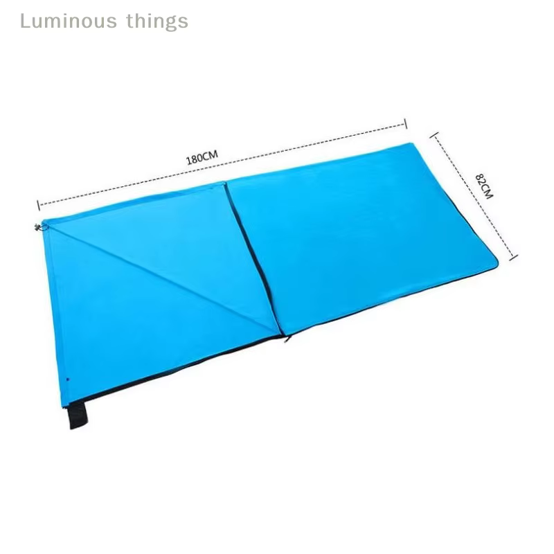 Sac de couchage en polaire pour adultes, Type enveloppe, Portable, toutes saisons, pour voyage, Camping et sieste, équipement d'extérieur chaud et confortable