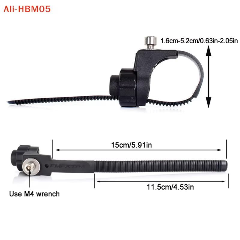 (HB05) Support de fixation de fourche de vélo en 2 parties, anneau de garde-boue réglable, adaptateur de porte-bagages avant et arrière