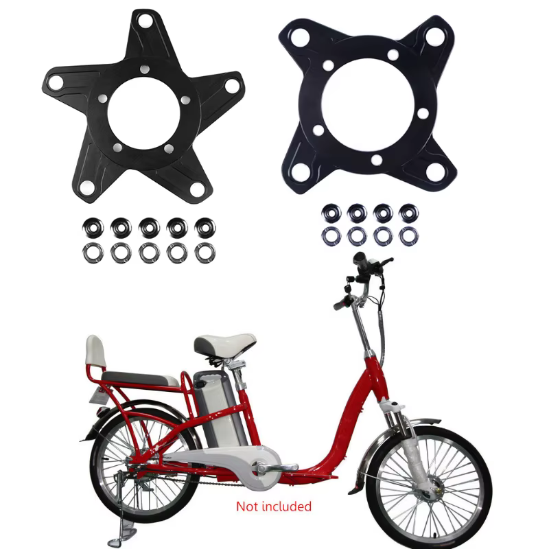 Bafang Ebike électrique BBS01 BBS02 vélo moteur araignée chaîne anneau adaptateur 104BCD 130BCD pour vtt