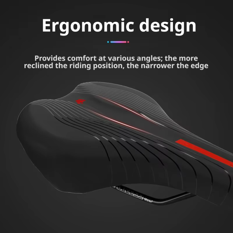 Selle de vélo ergonomique - Éponge haute résilience