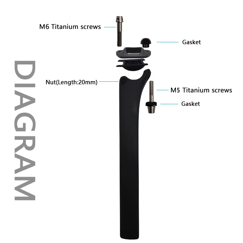Tige de selle de vélo en carbone pour vélo de route SL8