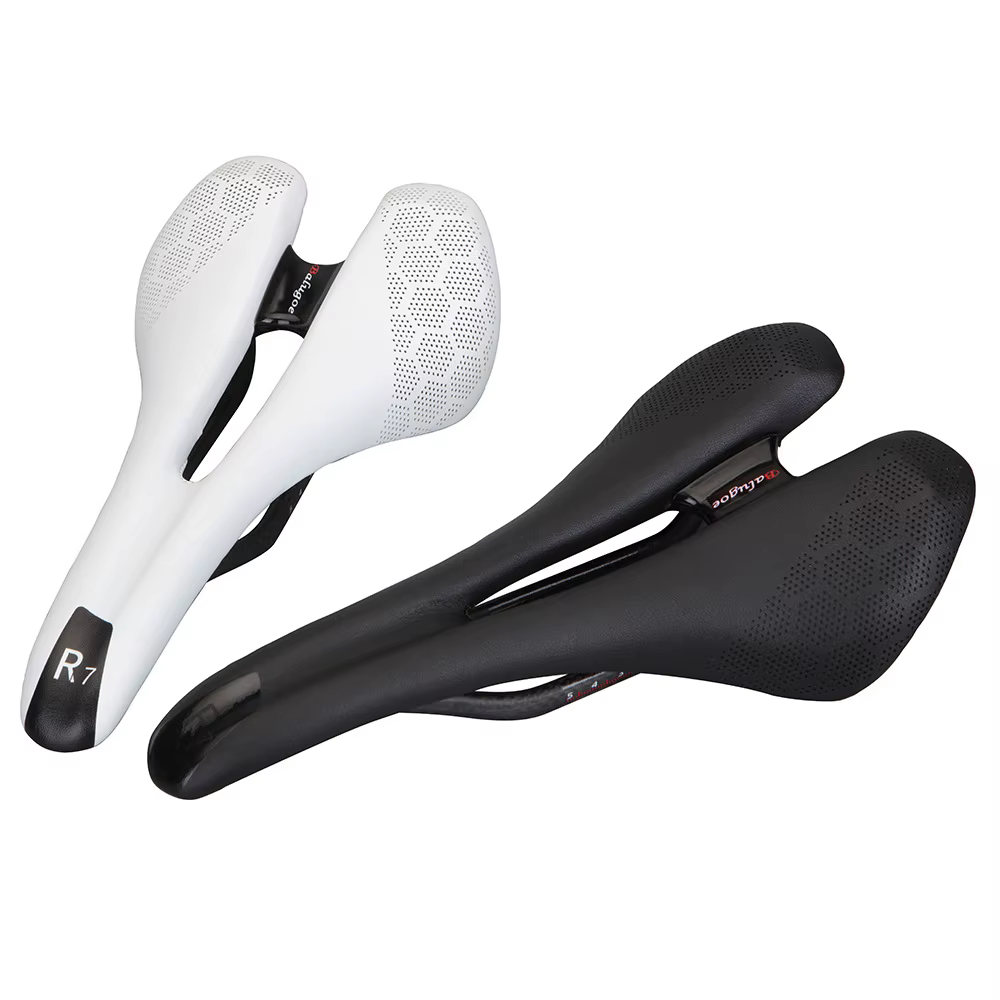 Selle de vélo en cuir super légère