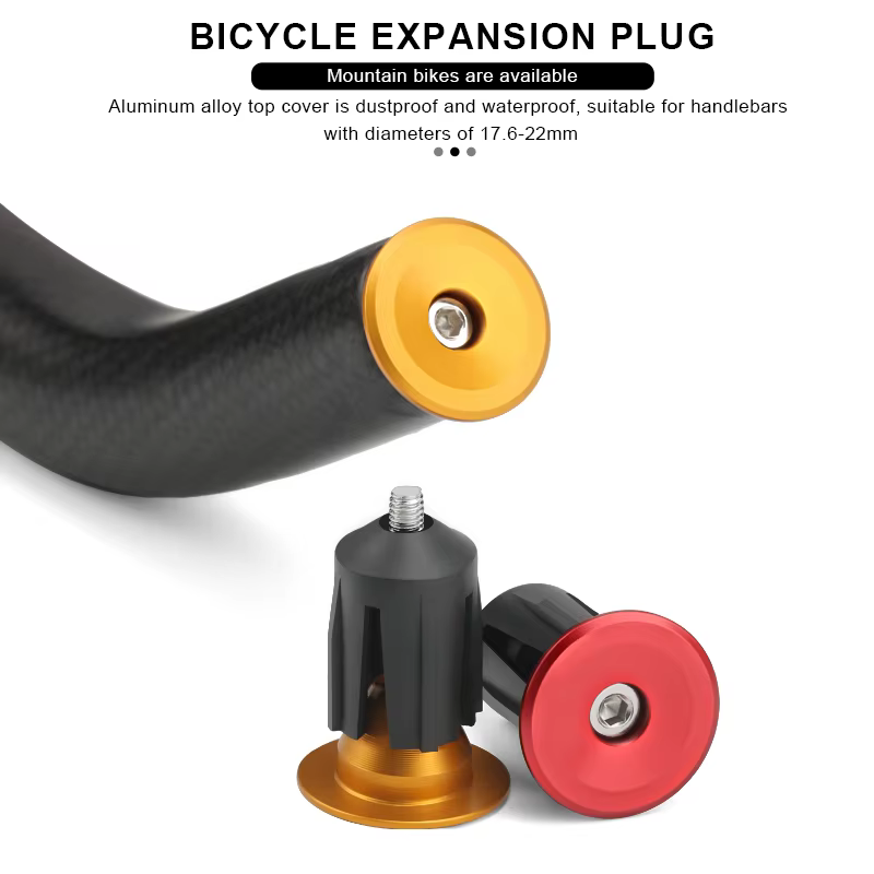 Embout de guidon multicolore en alliage pour vélo de route et VTT