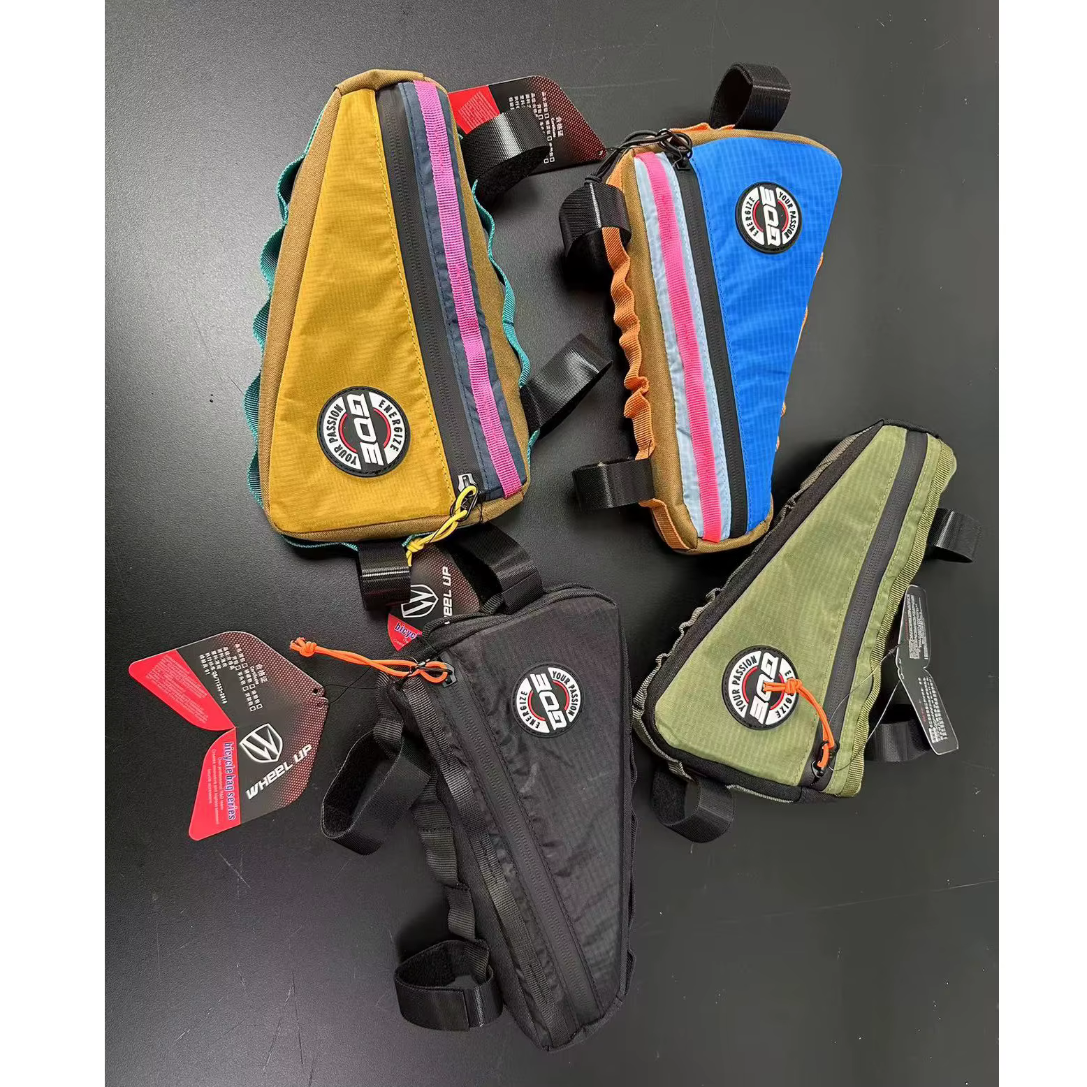 Sac triangulaire étanche pour vélo de montagne