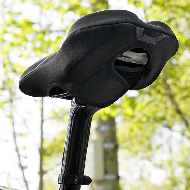 Coussin de siège de vélo confortable – Housse de selle rembourrée en gel pour exercices