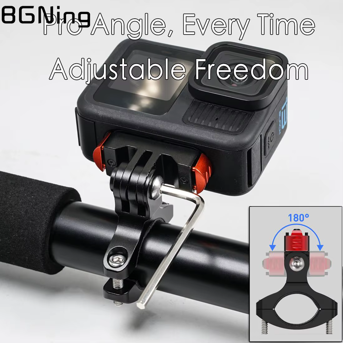 Support de guidon de moto pour GoPro 13