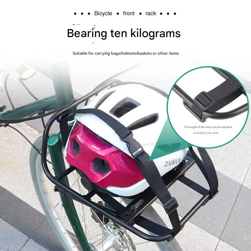 Porte-bagages avant universel en alliage d'aluminium pour vélo de 24 à 29 pouces