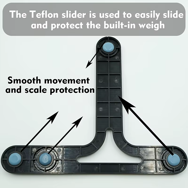 Planche coulissante avec planeurs, support sécurisé, protège la fonction d'échelle, accessoires TM7, support de Base, Protection de la Surface du travail à la maison, 1 pièce