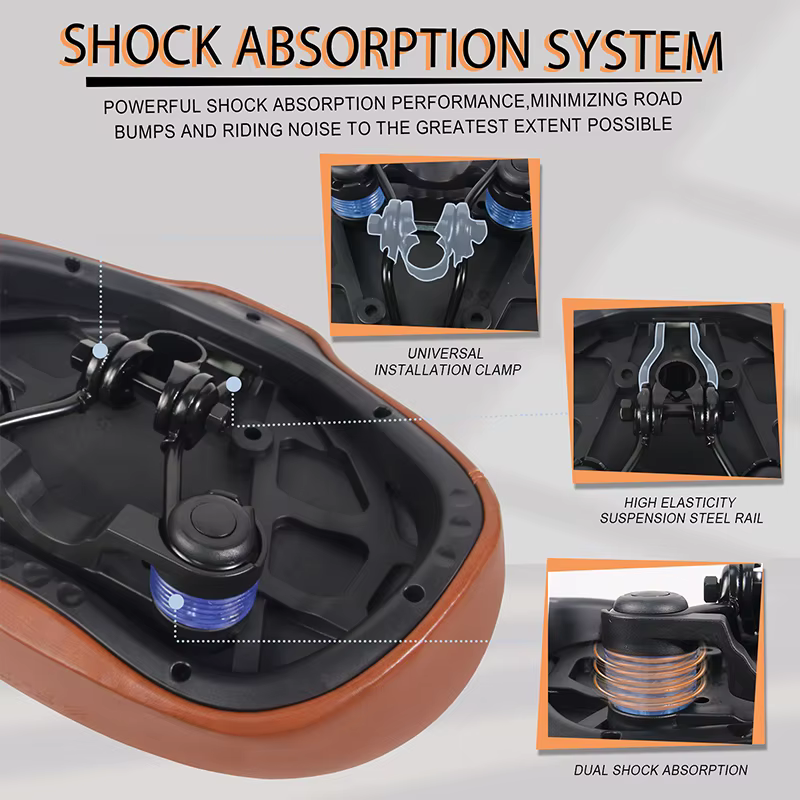 Selle de vélo surdimensionnée BUCKLOS sans embout