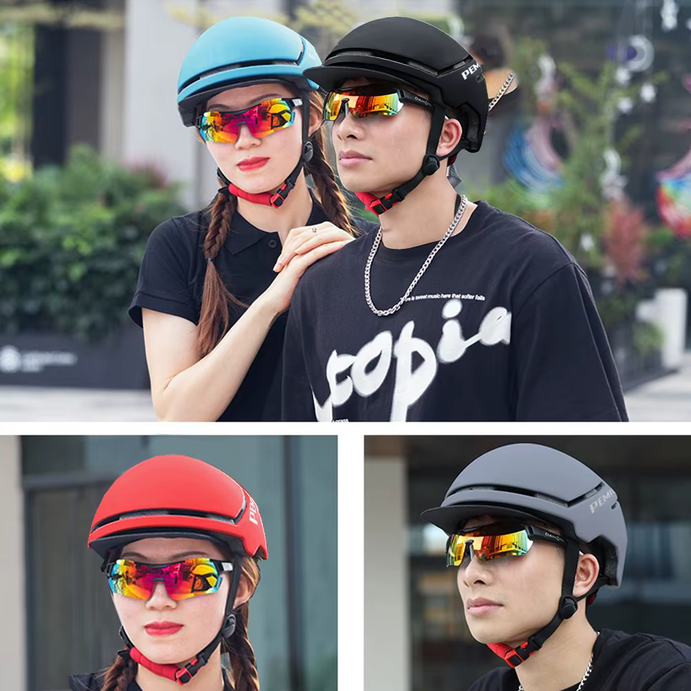 Casque de vélo urbain CommPiedmont avec grill