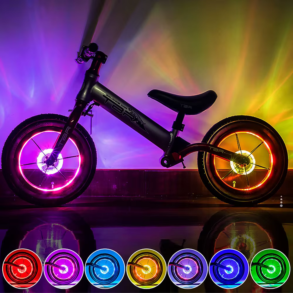 Feux de roue de vélo LED