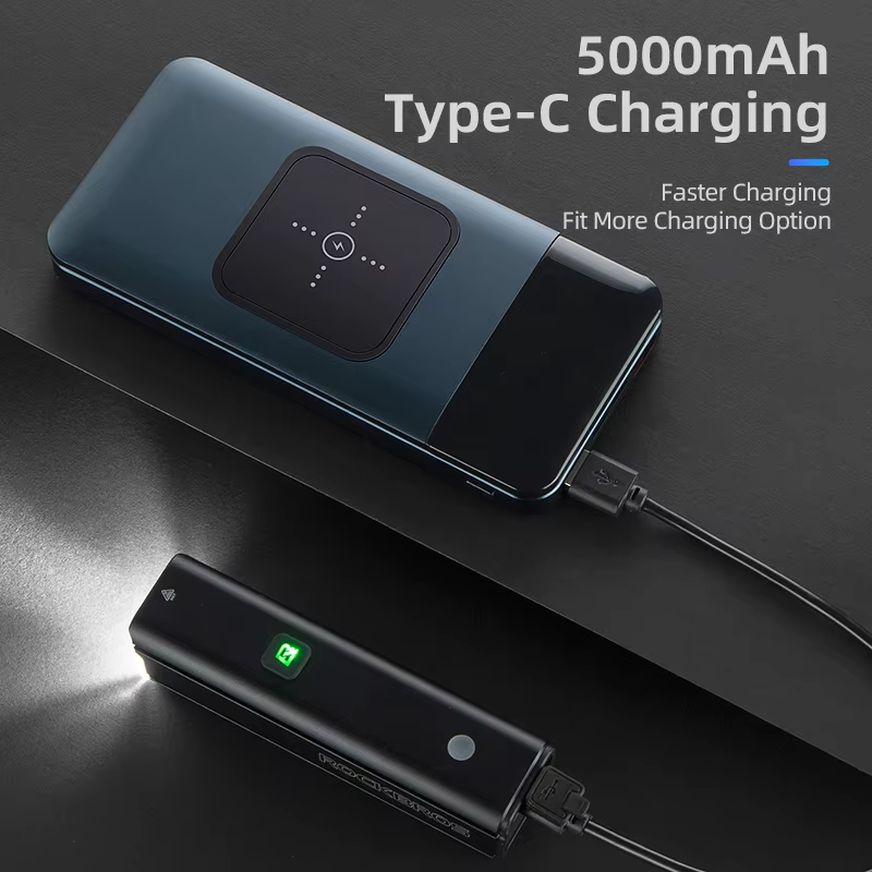 ROCKBROS lumière de vélo 1500LM5000mAh type-c