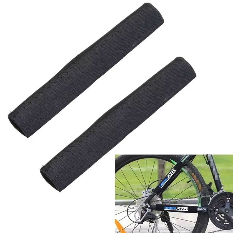 Protecteur de chaîne de vélo (2 pièces) – Protection de cadre pour VTT et vélos – Accessoires de cyclisme