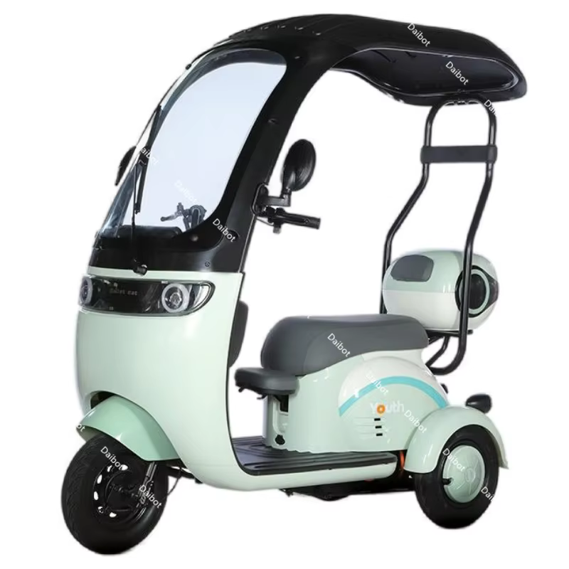 Tricycle électrique injuste pour adultes avec siège arrière