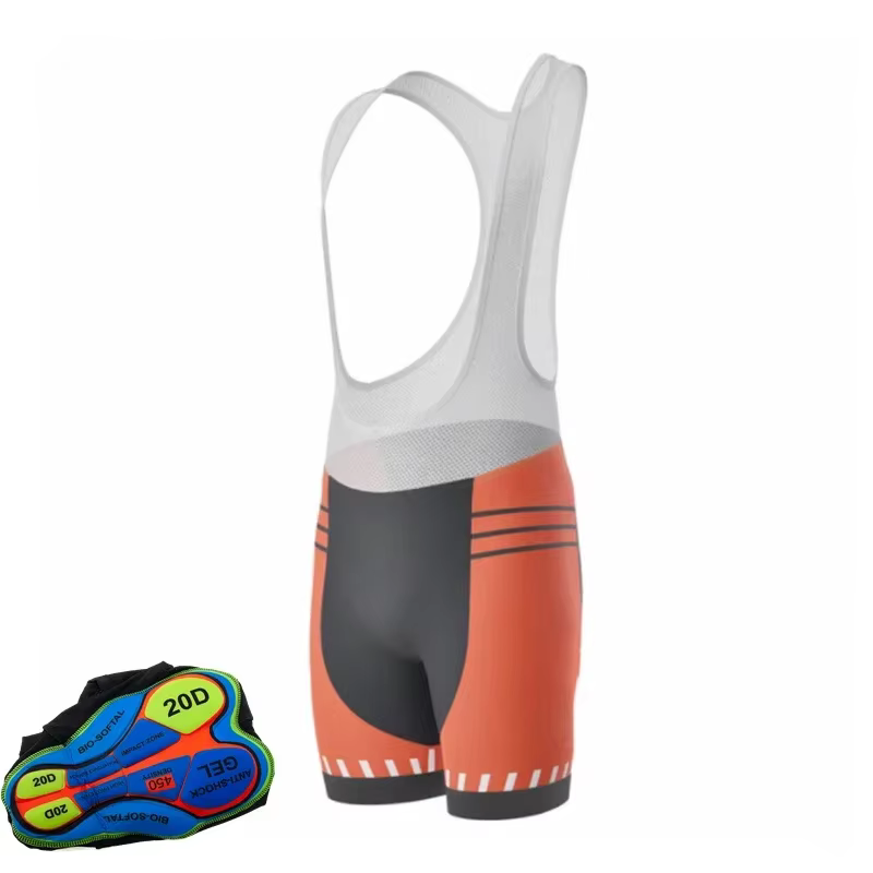 Pantalons de vélo de l'équipe professionnelle pour hommes, nouveau Design, cuissard à bretelles avec Gel 20D, vêtements de sport de course, vêtements de vtt hors route, 2022