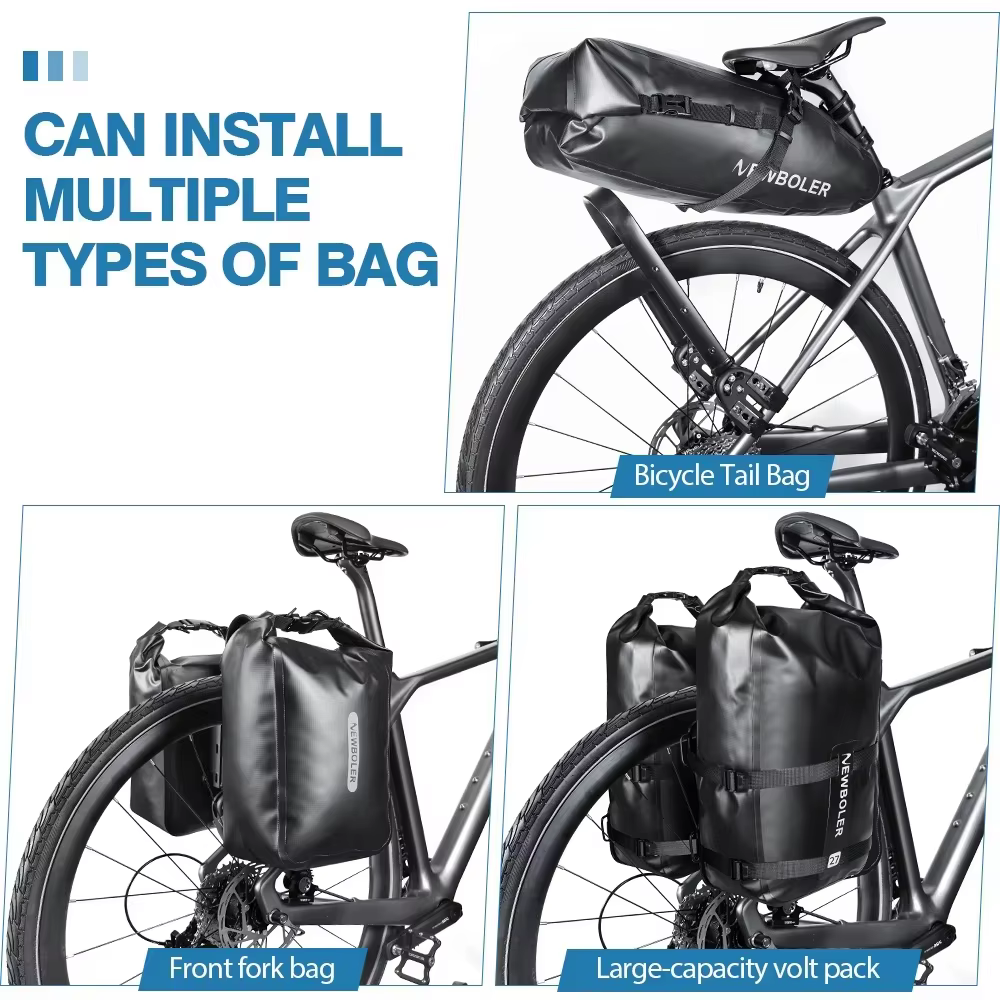 Porte-bagages de vélo en alliage d'aluminium