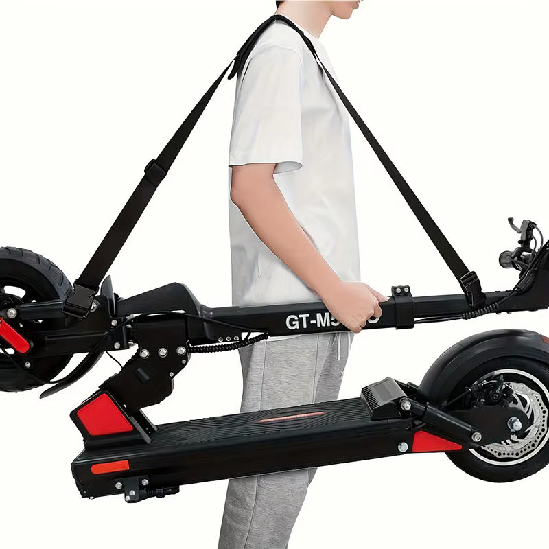 Scooter réglable coureurs sangles simples Portable main transportant bandoulière