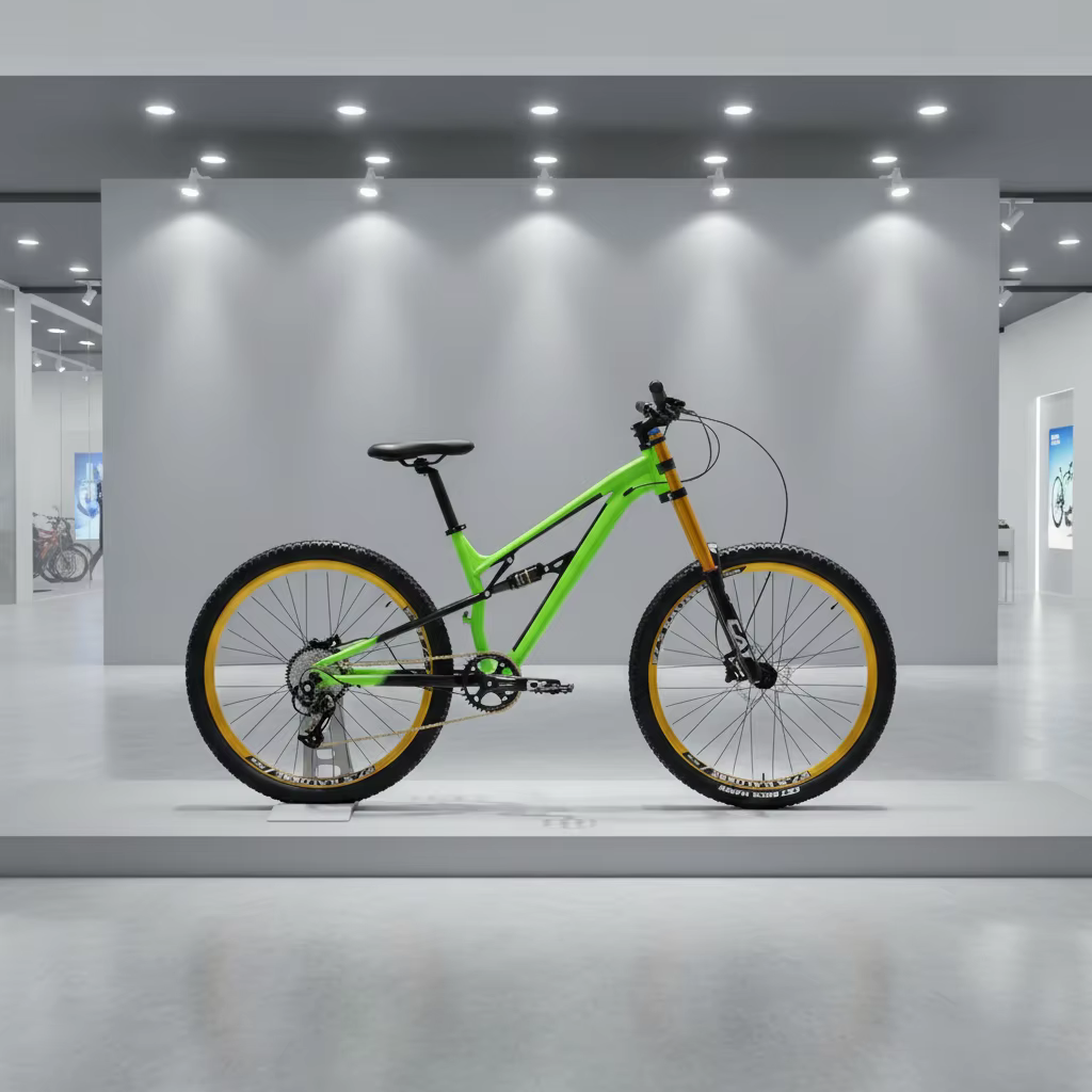 Kalosse vélo à Suspension complète en alliage d'aluminium cadre à queue souple 26/27