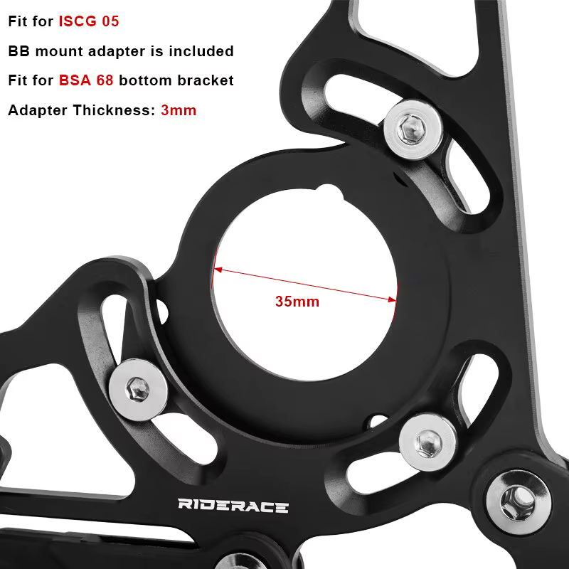 Plaque de protection pour pédalier de vélo