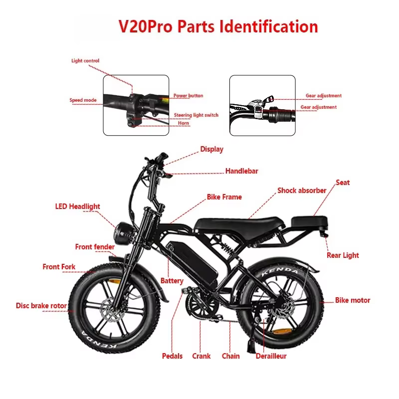 Accessoires Fatbike V20